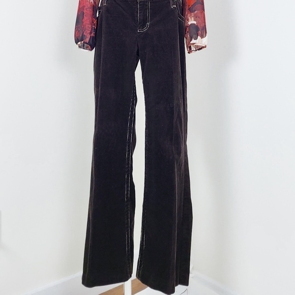 *Free With Purchase* Y2K Corduroy low rise capri's pants velvet - Picture 5 of 7